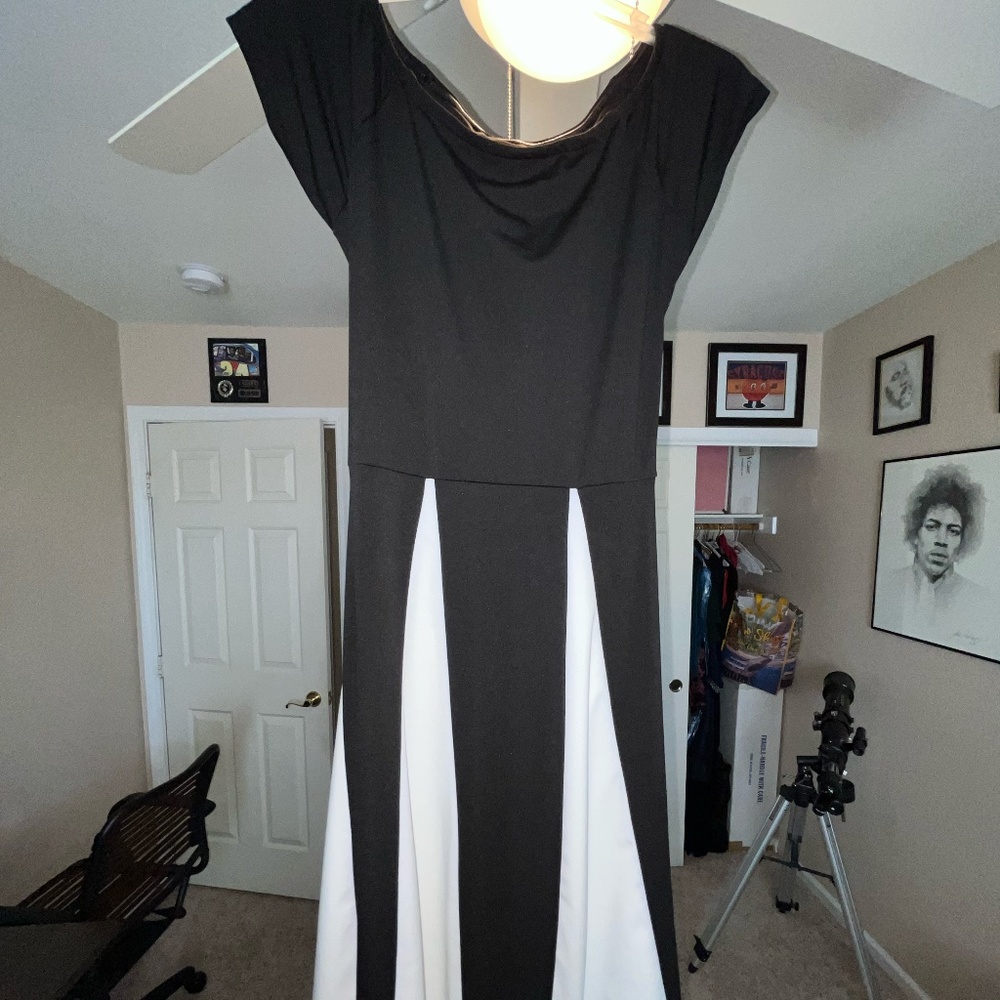 Black and White Formal Dress